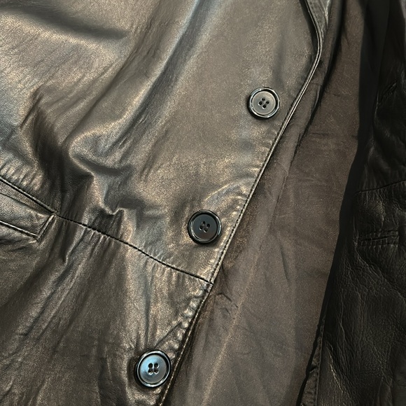 Lucky Leather Co XL Men’s Jacket w/ 3 Buttons, 2 side pockets & 1 inside pocket - Picture 6 of 6